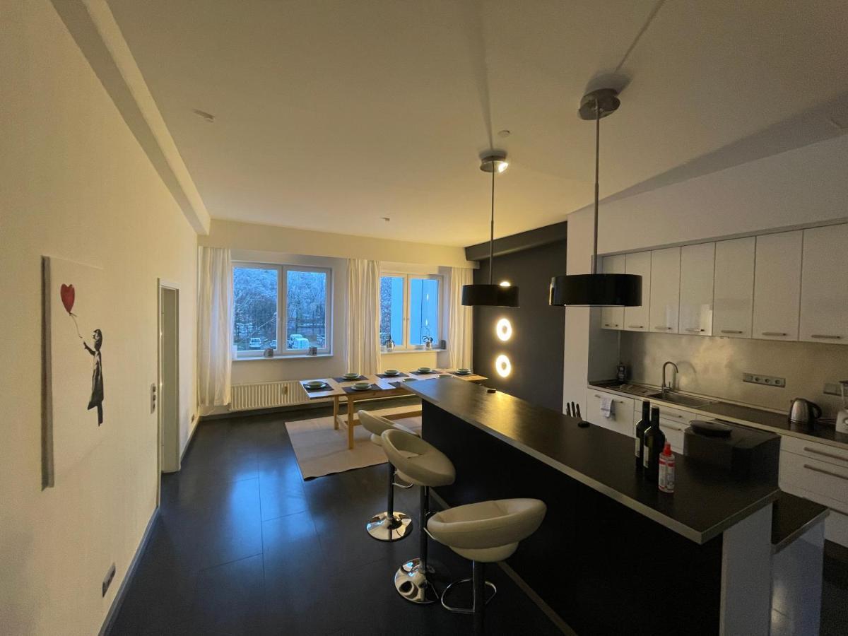 Ferienwohnung Truretreats Design Loft Fuer 8 Personen I Riesige Kueche I Echarger I 65Z Smarttv I 150Qm Hamburg Exterior foto